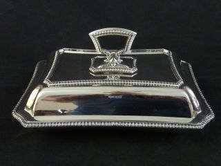 Solid Sterling Silver Entree Dish Tureen 1176g Sheffield 1916 James Dixon & Sons