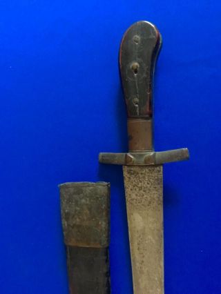 Antique Old Sword Dagger Knife Hunting ? German? Austrian? French ? 4