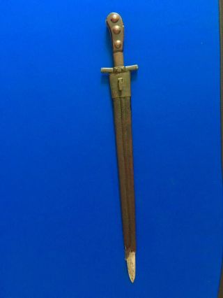 Antique Old Sword Dagger Knife Hunting ? German? Austrian? French ? 7