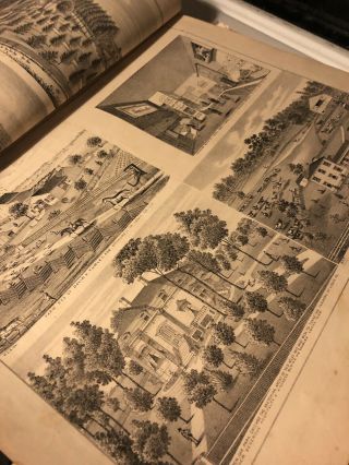 VTG 1873 WARNER HIGGINS BEERS ILLINOIS STATE ATLAS MAP BOOK LARGE 1800s US 6