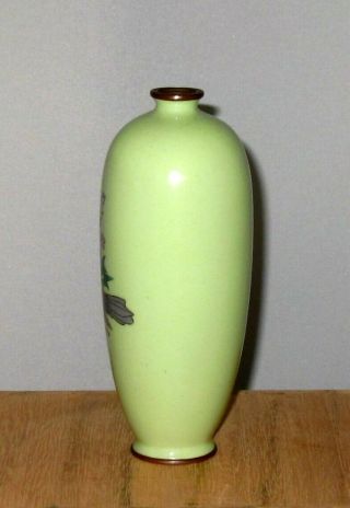 Fine Meiji Period Japanese Cloisonne Enamel Vase with Two Asian Ducks 8