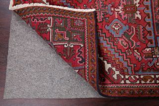 Vintage 5x8 Geometric Heriz Serapi Persian Area Rug Hand - Knotted Oriental Wool 12