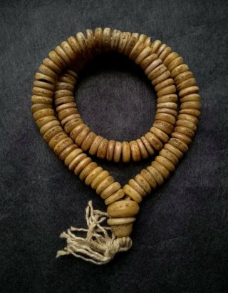 Rare Antique,  Tibetan,  Real Human Kapala Mala Prayer Beads (2) 2