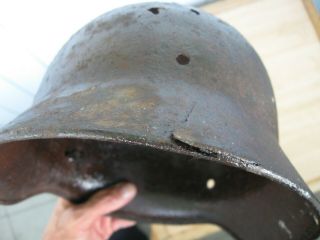 WW2 German army Wehrmacht military helmet. 9