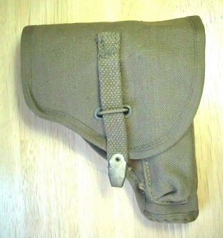 Italian Military Canvas Holster For Beretta 1934 70.  380 9mm Walther P64