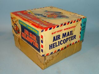 AIR MAIL HELICOPTER BATTERY TOY BOX YOSHIYA 7