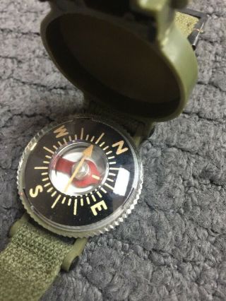 Vintage US Military Wrist Compass Model 1949 2