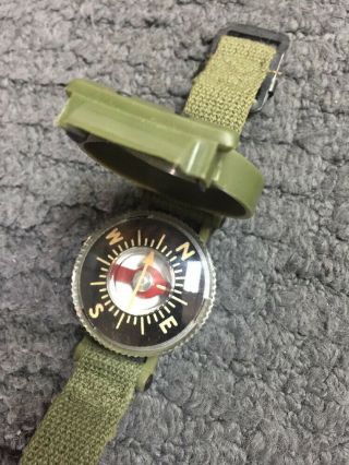 Vintage US Military Wrist Compass Model 1949 4