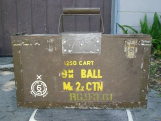 British Wwii 9mm Combat Wood Ammo Box With Rare Inner Sleeve