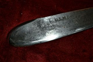 USMC Medic Corpsman Bolo knife vintage World War II Marine Corps 4