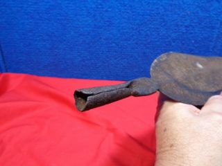 LARGE PRIMITIVE HAND FORGED IRON SPEAR POINT 3