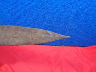 LARGE PRIMITIVE HAND FORGED IRON SPEAR POINT 6