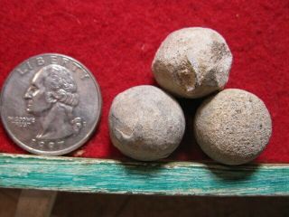 Detecting Finds Revolutionary War 3 Large Musket Balls Loyalist Site