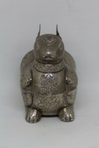 Very Early Silver ? Rabbit Oriental Asian Indian Tibetan Unmarked