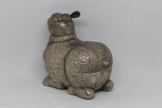 VERY Early Silver ? Rabbit Oriental Asian Indian Tibetan Unmarked 8