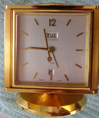 Imhof Clock,  Cube,  Alarm,  Compas,  Brass,  Barometer,  Rotate,  Wind Up,  Clock Repair