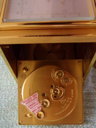 IMHOF CLOCK,  cube,  alarm,  compas,  brass,  barometer,  rotate,  wind up,  clock repair 6