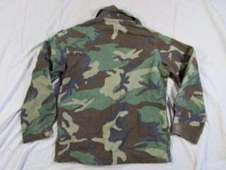 US Army Camouflage BDU Woodland Jacket W/ Pants Vtg 90s Camo Military W/ Patch 5