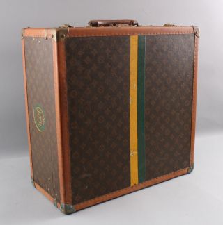 Authentic Antique 1926 Louis Vuitton,  Shirts Trunk & Tray,  Train Case Suitcase 3