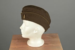 VTG Women ' s 40s WWII WAC Winter Garrison Cap 1st Lt.  2715 1940s WAAC WW2 Hat 3