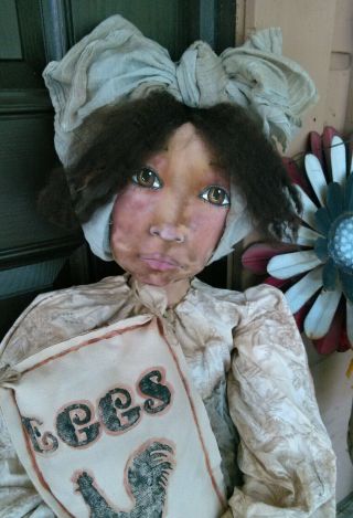 Primitive Folk Art Doll Large 50 Inches Ooak