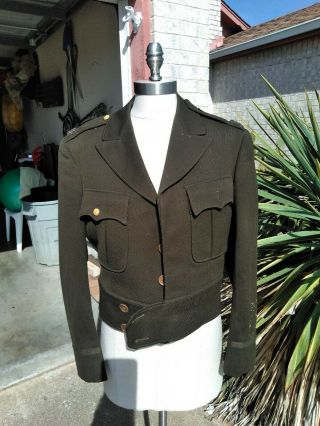 Wwii Korean Us Army Officer Ike Uniform Jacket Lt Corneal