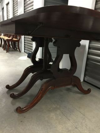 Duncan Phyfe Dining Table and Chairs 4