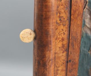 Antique 19thC Biedermeier Tabletop Firescreen Figured Maple,  Micro Bead Picture 8