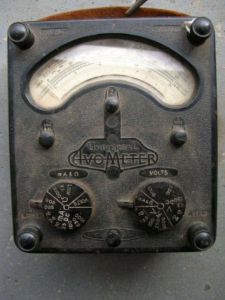 Wwi Radio Bakelite Device Universal Avometer British Patent
