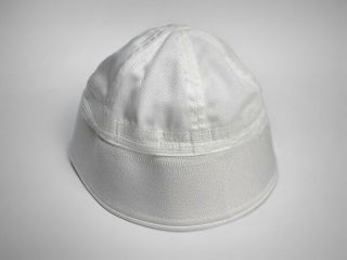 1980 ' s US Military Issue Navy Dixie Cup XL 7 3/4 White Sailor Hat 5