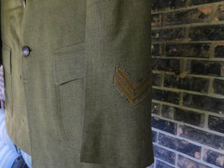 WWI AEF QUARTERMASTER UNIFORM WITH PANTS BULLION RAILHEADS PATCH 4