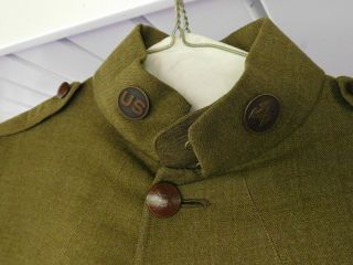 WWI AEF QUARTERMASTER UNIFORM WITH PANTS BULLION RAILHEADS PATCH 5