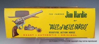 1957 NMIB Hartland JIM HARDIE Wells Fargo 864,  Rare BOX & ACCESSORIES 11