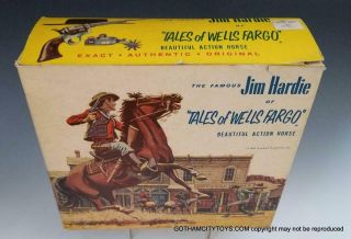 1957 NMIB Hartland JIM HARDIE Wells Fargo 864,  Rare BOX & ACCESSORIES 8