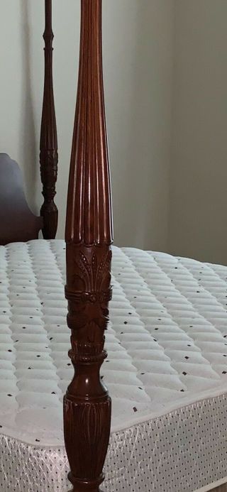 4 poster mahogany king size bed 3