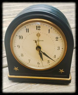 Vtg Alarm Clock General Electric Morning Star Art Deco Alarm Not Workin