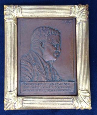 JAMES EARLE FRASER BASS RELIEF OF THEODORE ROOSEVELT PORTRAIT 1920 MEMORIAL 2