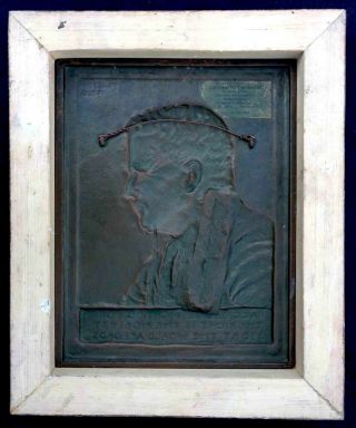 JAMES EARLE FRASER BASS RELIEF OF THEODORE ROOSEVELT PORTRAIT 1920 MEMORIAL 5