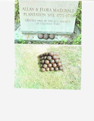 Cannon Ball,  Revolutionary War,  Battle of Guilford Courthouse,  4 LB,  Cannon Ball 12