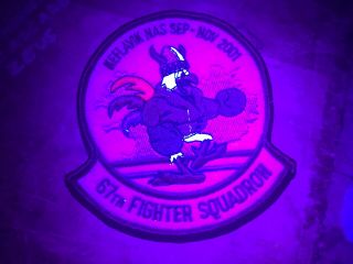2001? US AIR FORCE PATCH - 67th Fighter Squadron - NEFLAVIK NAS - USAF BEAUTY 11