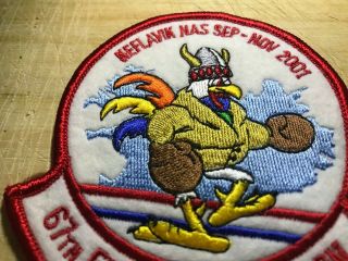 2001? US AIR FORCE PATCH - 67th Fighter Squadron - NEFLAVIK NAS - USAF BEAUTY 4