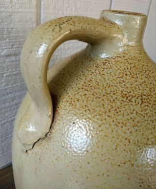 Antique Stoneware Script Jug,  2 gal w/Turkey Droppings,  John K.  Lynch Oswego,  NY 8