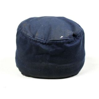 US NAVY / USN BLUE COTTON SATEEN B1 B - 1 SUMMER FLYING CAP HAT CREW DECK 5