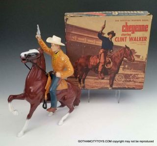 1957 Nmib Hartland Cheyenne Clint Walker 818,  Rare Box & Accessories