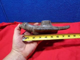 NATIVE AMERICAN CARVED STONE PIPE ARTIFACT 11