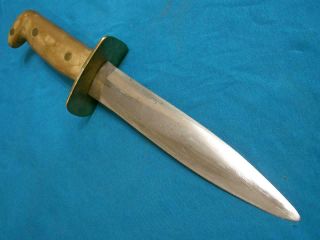 VINTAGE CUSTOM TRENCH ART COMBAT FIGHTING DAGGER STILETTO SURVIVAL BOWIE KNIFE 5