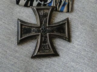 GERMAN WW1 Iron Cross 2nd class with ribbon and death notice. 4