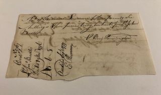 Revolutionary War Pay Order signed by Two Members of the Continental Congress 2