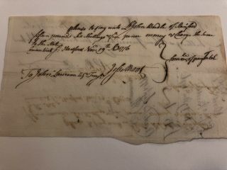 Revolutionary War Pay Order signed by Two Members of the Continental Congress 3