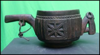 Antique African Vessel Bowl Vintage